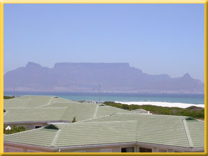 View towards table mountain